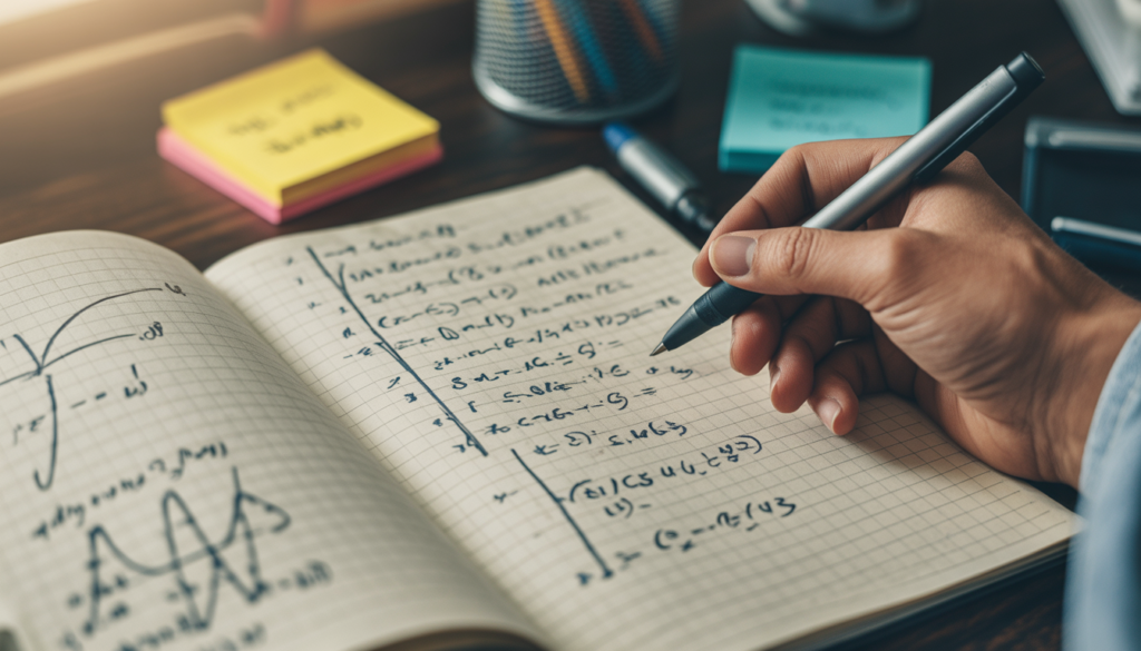 JEE Main revision notes with formulas physics chemistry maths handwritten