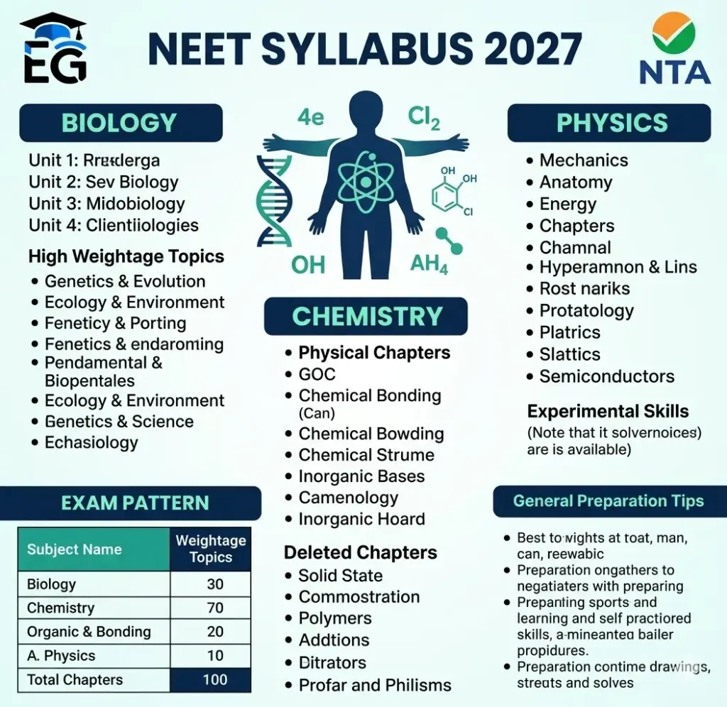 NEET 2027 topic wise syllabus