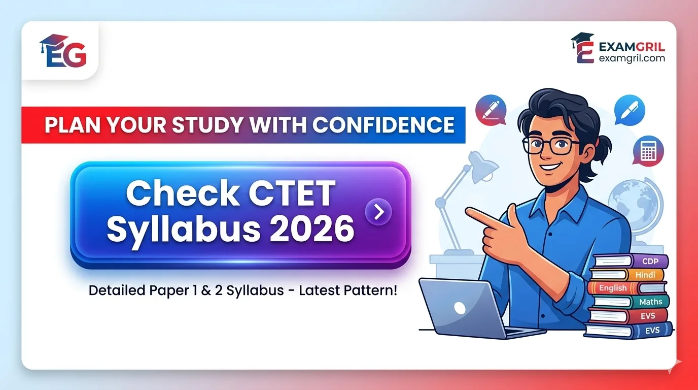 Check complete CTET syllabus 2026 details