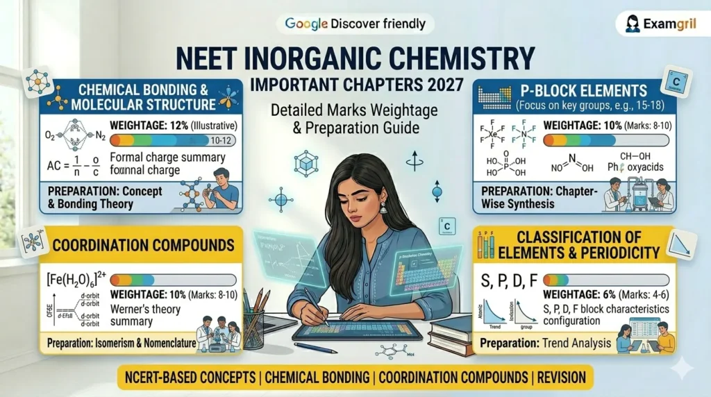NEET Inorganic Chemistry Chapter Wise Weightage 2027