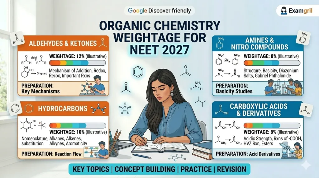 NEET Organic Chemistry Chapter Wise Weightage 2027