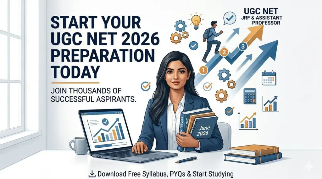 Start UGC NET 2026 preparation today educational CTA banner