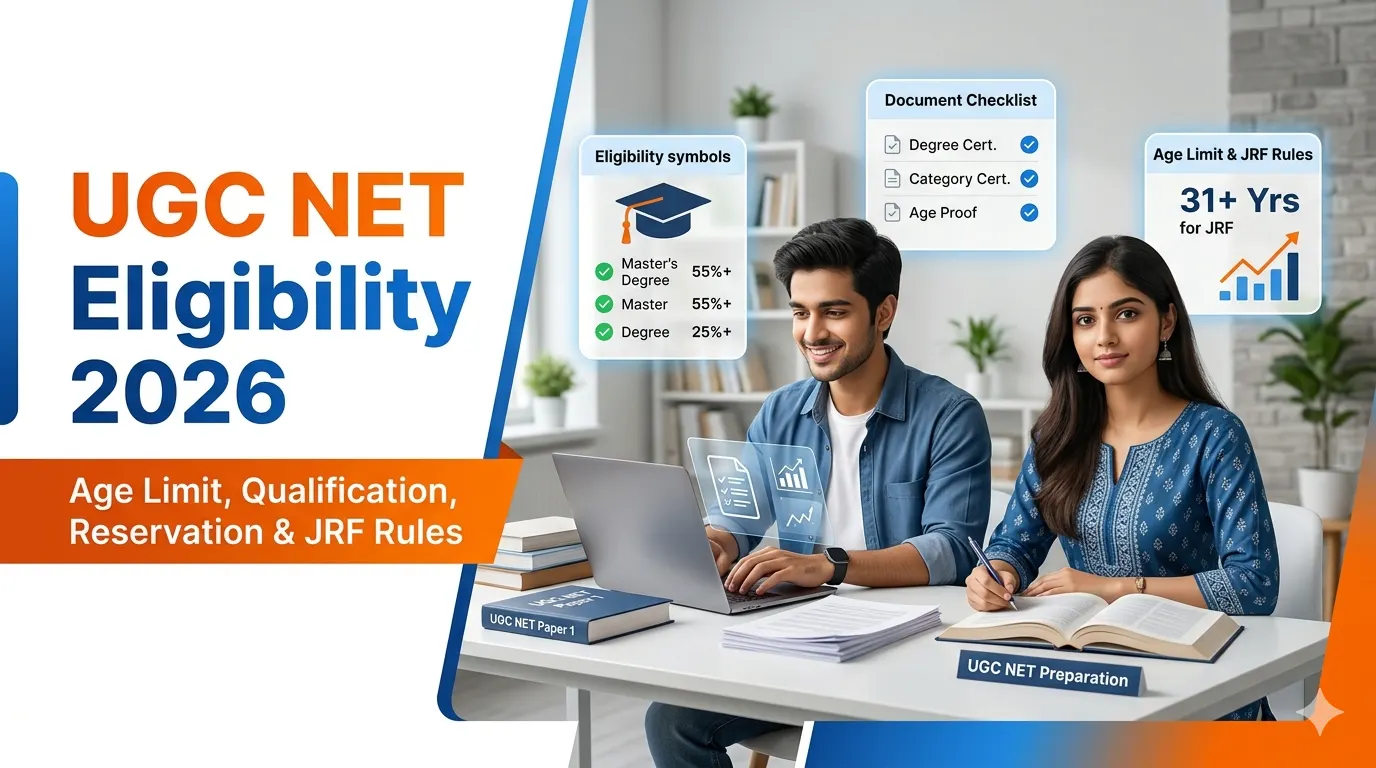 UGC NET Eligibility Criteria 2026 age limit qualification and reservation details