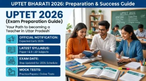 UPTET 2026 notification exam date eligibility and syllabus