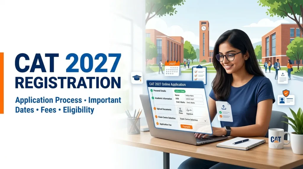 CAT 2027 Registration complete application process including registration dates, fees, eligibility, and required documents.